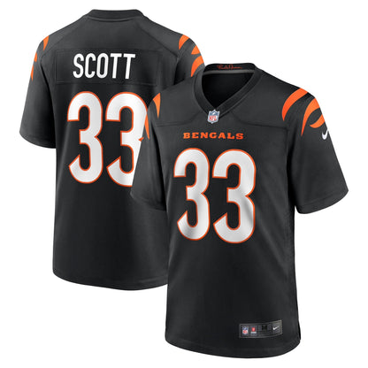 Nick Scott Cincinnati Bengals Nike Game   Jersey - Black