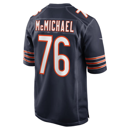 Steve McMichael Chicago Bears Nike  Retired   Game Jersey -  Navy