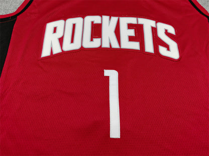 Houston Rockets Amen Thompson #1 City Edition Swingman Jersey - Embroidered