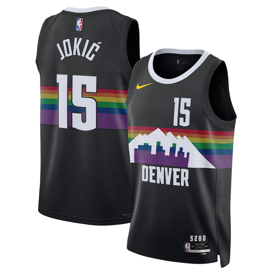 Denver Nuggets Nikola Jokić Nike Black 2025/26 Swingman Jersey - City Edition
