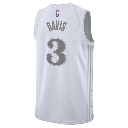 Dallas Mavericks Nike City Edition Swingman Jersey 2024 - White - Anthony Davis - Unisex