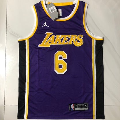 Los Angeles Lakers James Purple 6 MN