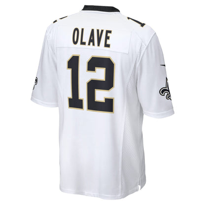 Chris Olave New Orleans Saints Nike Game   Jersey - White