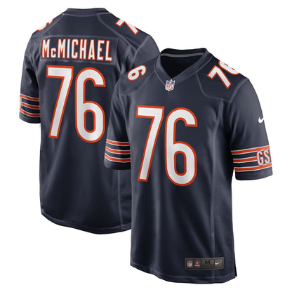 Steve McMichael Chicago Bears Nike  Retired   Game Jersey -  Navy