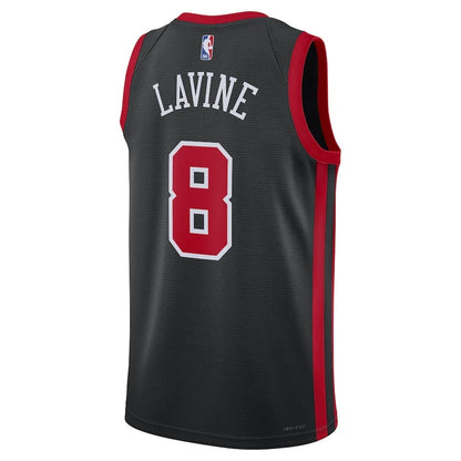 Chicago Bulls Zach LaVine Black 2023-2024 seasonJersey - City Edition