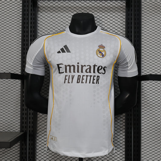 2025-26 Real Madrid Home Player Version Jersey - Men's