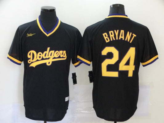 Men's Los Angeles Dodgers Kris Bryant Black Replica Baseball Jersey