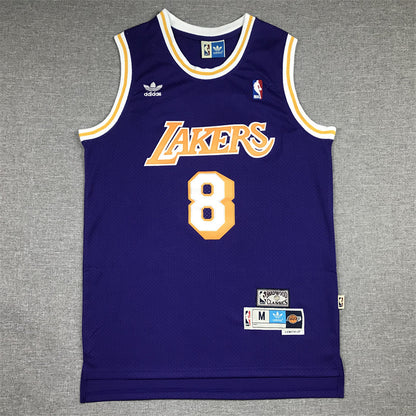 Kobe Bryant #8 Los Angeles Lakers Throwback Embroidered Jersey