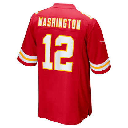 Montrell Washington Kansas City Chiefs Nike Team Game Jersey -  Red