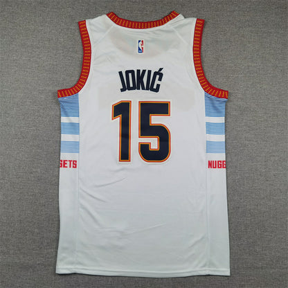 Denver Nuggets Nikola Jokic #15 2023 City Edition - Embroidered Jersey