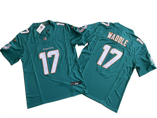 Waddle #17Miami Dolphins Nike Retired   Jersey