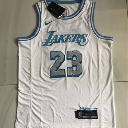 LeBron James Los Angeles Lakers  White 23 MN