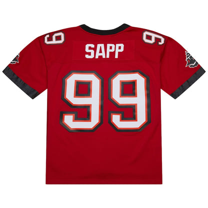 Men's Tampa Bay Buccaneers Warren Sapp Mitchell & Ness Red 2002 Legacy Replica Jersey