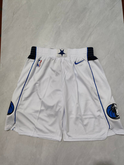 Dallas Mavericks white shorts