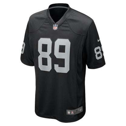 Brock Bowers 89 Las Vegas Raiders Team Game Men Jersey - Black