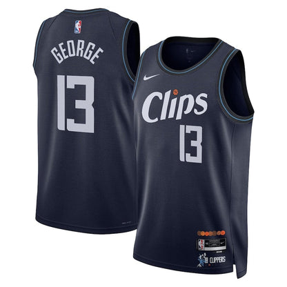 LA Clippers Paul George Navy 2023-2024 seasonJersey