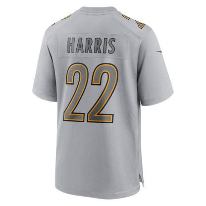 Najee Harris Pittsburgh Steelers Atmosphere Fashion Game Jersey - Gray