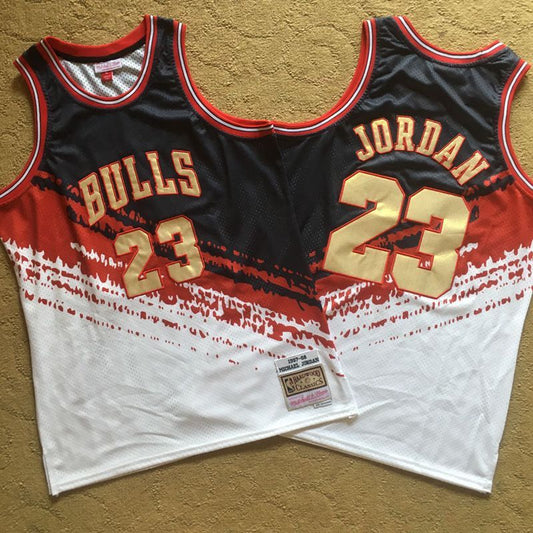 Michael Jordan Chicago Bulls 23 White Thorwback Jersey
