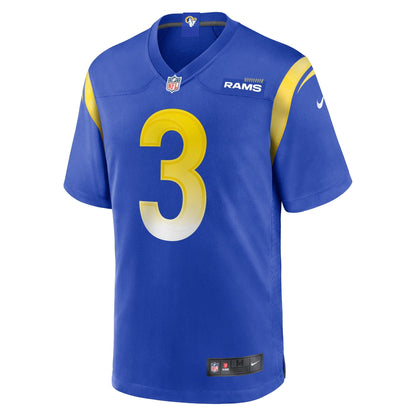 Sam Wiglusz Los Angeles Rams Nike Game Jersey -  Royal