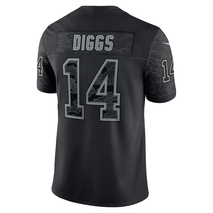 Stefon Diggs Buffalo Bills RFLCTV Limited Jersey - Black