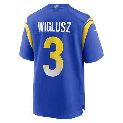 Sam Wiglusz Los Angeles Rams Nike Game Jersey -  Royal