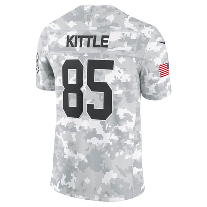 George Kittle San Francisco 49ers Nike 2024 Salute to Service Limited Jersey - Arctic Camo