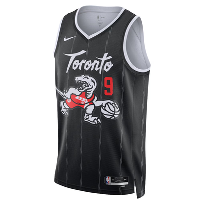 Toronto Raptors RJ Barrett Nike Black 2025/26 Swingman Jersey - City Edition