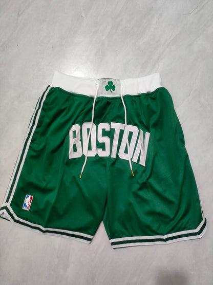 JUST DON Boston Celtics Pocket Shorts