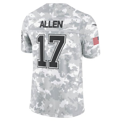 Men's Buffalo Bills Josh Allen Nike Arctic Camo 2024 Salute to Service Limited Jersey