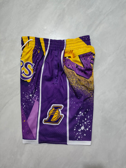 Los Angeles Lakers Purple Swingman Pocket Shorts