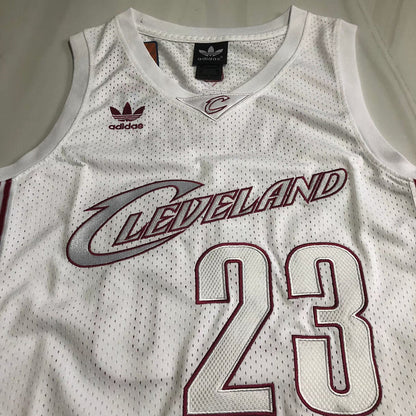 Cleveland Cavaliers LeBron James 23 White MN