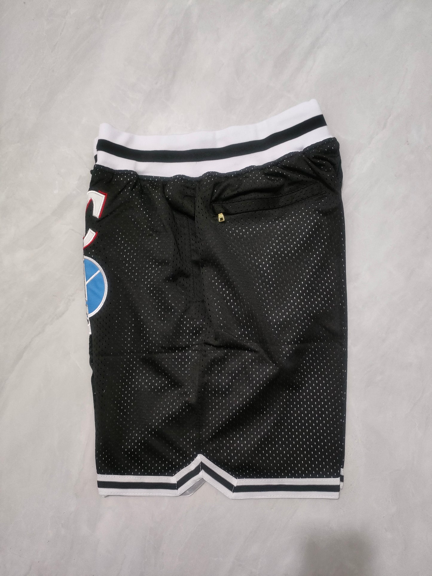 Movie Version Black Pocket Shorts