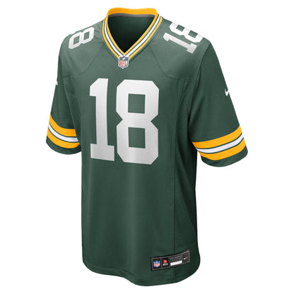 Malik Heath Green Bay Packers Nike  Game Jersey -  Green
