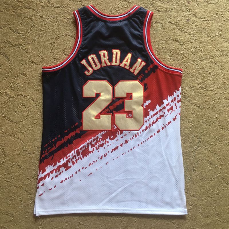 Michael Jordan Chicago Bulls 23 White Thorwback Jersey