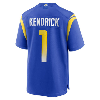 Derion Kendrick Los Angeles Rams Nike Home Game Jersey - Royal
