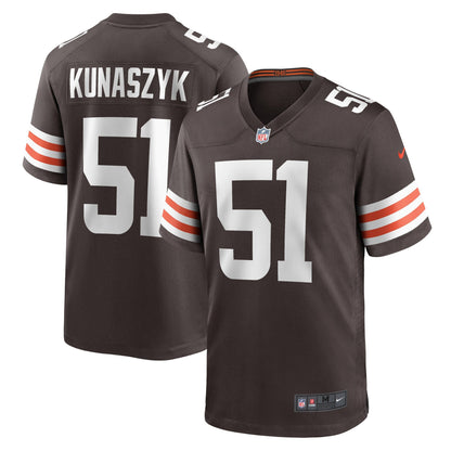 Jordan Kunaszyk Cleveland Browns Nike Game   Jersey - Brown