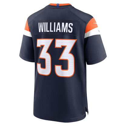 Javonte Williams Denver Broncos Nike Mile High Collection Alternate Game Jersey - Navy