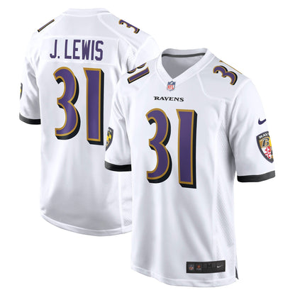 Jamal Lewis Baltimore Ravens Nike Retired   Game Jersey - White