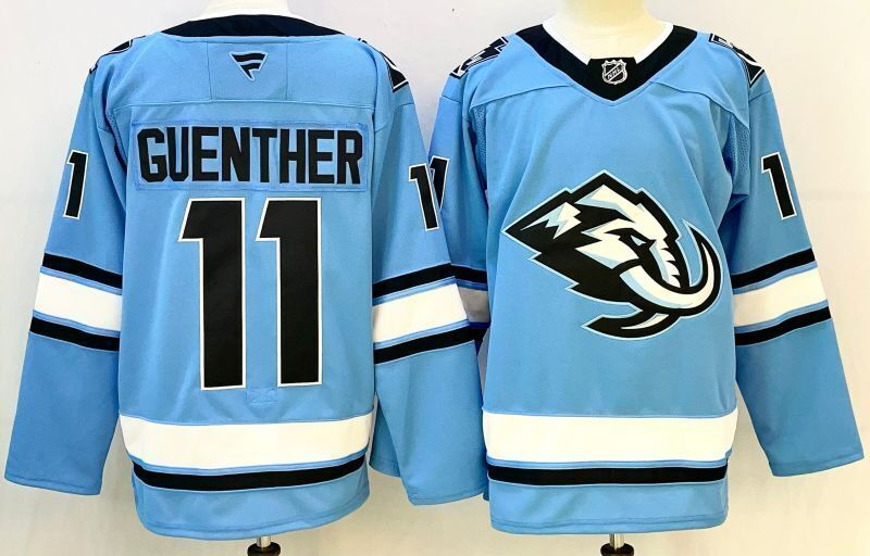 Men's Utah Mammoth Dylan Guenther #11 Blue Player Jersey