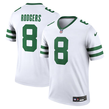 Aaron Rodgers New York Jets Nike Men's Legend   Jersey - Legacy White