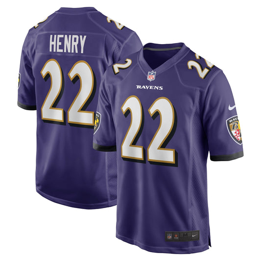 Derrick Henry Baltimore Ravens Nike Game   Jersey - Purple