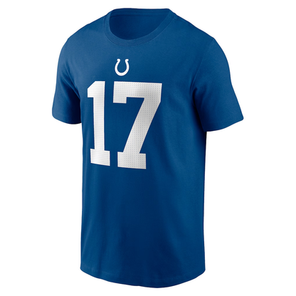 Men's Indianapolis Colts Daniel Jones Nike Royal Name & Number T-Shirt