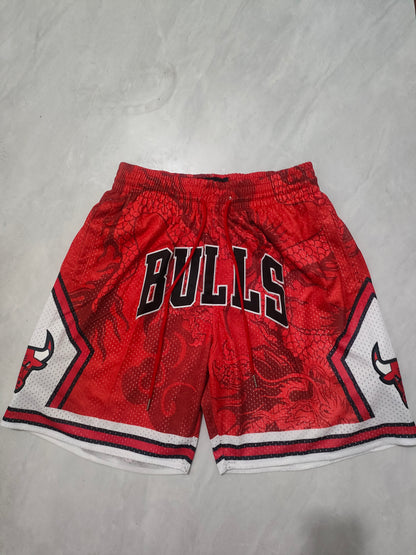 JUST DON Chicago Bulls Dragon Year Limited Edition Pocket Shorts