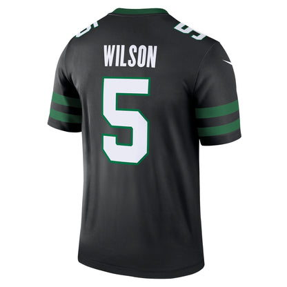 Garrett Wilson New York Jets Nike Alternate Legend Jersey  - Legacy Black