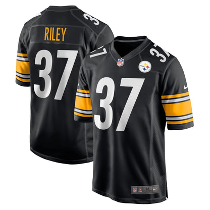 Elijah Riley Pittsburgh Steelers Nike Game   Jersey - Black