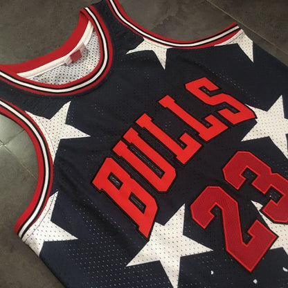 Michael Jordan Chicago Bulls 23 Black Thorwback Jersey