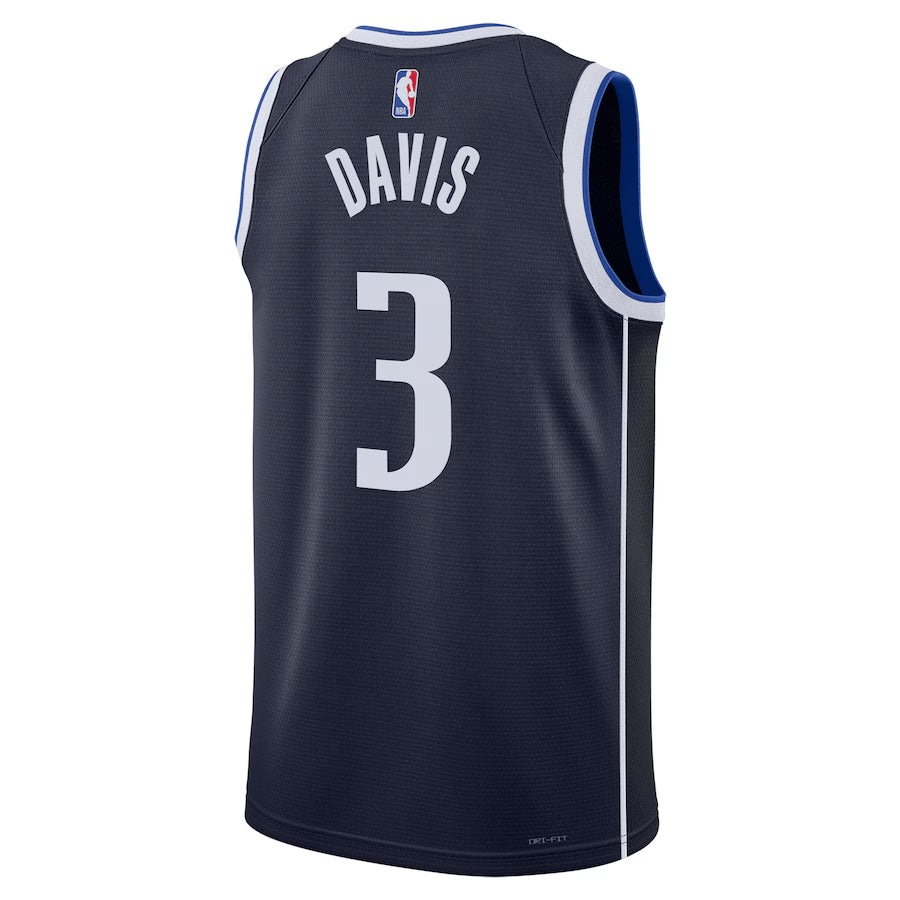 Dallas Mavericks Jordan Brand Statement Edition Swingman Jersey - Navy - Anthony Davis