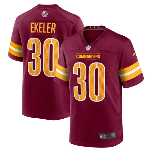 Austin Ekeler Washington Commanders Nike Game   Jersey - Burgundy