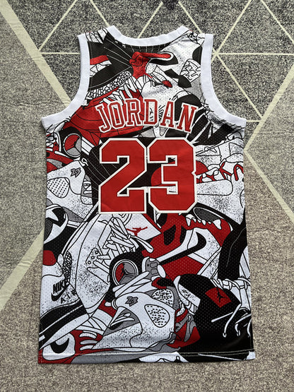 Michael Jordan Chicago Bulls 23 Black Thorwback Jersey
