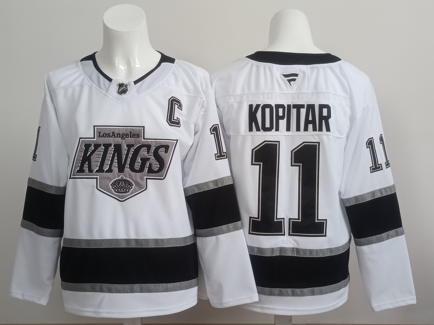 Men's Los Angeles Kings Anze Kopitar #11  White Breakaway Player Jersey